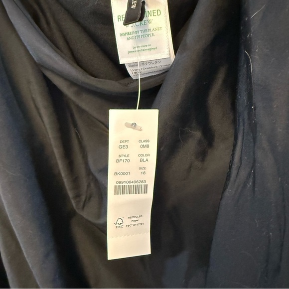 JCREW Black One-Shoulder Swimsuit w bow detail - Picture 7 of 7